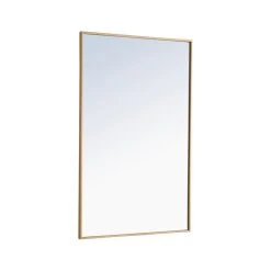 Elegant Furniture & Lighting Contemporary Brass Vanity Mirror -Laural Home Shop 4401c4930283358d 7541 w800 h800 b1 p0