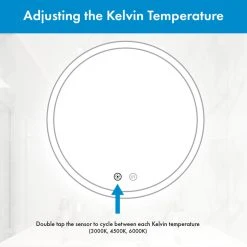 Ketcham Medicine Cabinets/Fred Silver & Company Orbit Round Dimmable LED Mirror With Defogger, 30"x1.75" 14 Ketcham Medicine Cabinets/Fred Silver & Company Orbit Round Dimmable LED Mirror With Defogger, 30"x1.75" -Laural Home Shop 45e19ce30140ae50 6493 w800 h800 b0 p0