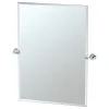 Gatco Fine Bathware Glam 24" Frameless Rectangle Mirror, Satin Nickel -Laural Home Shop 4661161e0f7214e3 5469 w800 h800 b1 p0