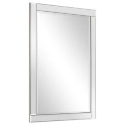 Empire Art Direct Beveled Rectangle Wall Mirror, Solid Wood Frame With 1"-Beveled Center, 36"x24" -Laural Home Shop 46a144f90087ad98 7690 w800 h800 b1 p0