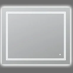 AQUADOM SOHO LED Lighted Bathroom Fog Free Dimmable Mirror 36"x30"x1" -Laural Home Shop 46c178c00e5d94d4 7192 w800 h800 b0 p0