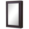 Kitchen Bath Collection Napa Wall-Mounted Medicine Cabinet, Chocolate