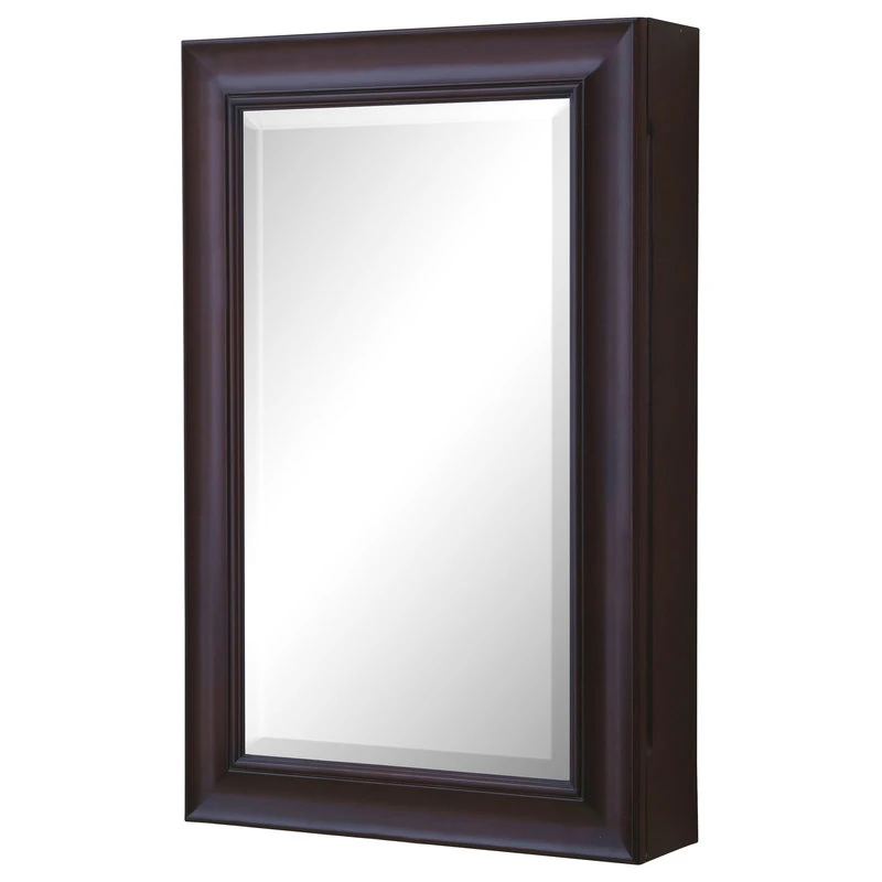 Kitchen Bath Collection Napa Wall-Mounted Medicine Cabinet, Chocolate 3 Kitchen Bath Collection Napa Wall-Mounted Medicine Cabinet, Chocolate
