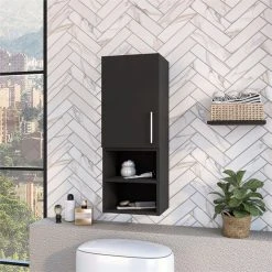 FM FURNITURE Praia Medicine Cabinet Black Wengue Engineered Wood -Laural Home Shop 46d1c1b803c3a040 2606 w800 h800 b0 p0