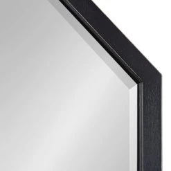 Uniek Hogan Framed Octagon Wall Mirror, Black, 24x36 -Laural Home Shop 46d1ca8800b637ac 4119 w800 h800 b0 p0