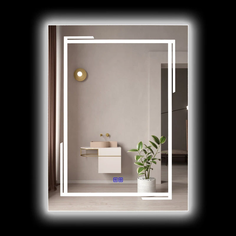 CHLOE Lighting, Inc. CHLOE Lighting LUMINOSITY Rectangular TouchScreen LED Mirror 6 CHLOE Lighting, Inc. CHLOE Lighting LUMINOSITY Rectangular TouchScreen LED Mirror - Image 4