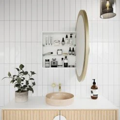 Glass Warehouse Medicine Cabinets, Satin Brass -Laural Home Shop 47312ea303979824 6063 w800 h800 b0 p0