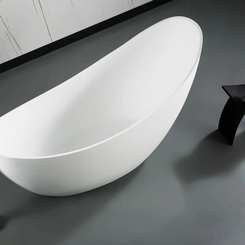 Alfi Trade ABST77BM Black Matte Arched Solid Surface Resin Bathroom / Shower Stool 8 Alfi Trade ABST77BM Black Matte Arched Solid Surface Resin Bathroom / Shower Stool - Image 6