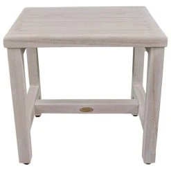 DecoTeak CoastalVogue Eleganto 18" Wide ShowerBench ED1199, White 11 DecoTeak CoastalVogue Eleganto 18" Wide ShowerBench ED1199, White -Laural Home Shop 47b13dc10fdd0923 7150 w800 h800 b1 p0