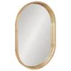 Uniek Hutton Wood Framed Capsule Mirror, Natural 24x36 1 Uniek Hutton Wood Framed Capsule Mirror, Natural 24x36 -Laural Home Shop 48416f1c005e0a97 4099 w800 h800 b1 p0