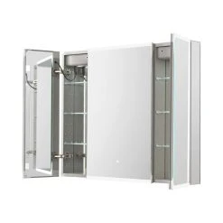 AQUADOM Edge Royale LED Medicine Cabinet Defogger 36"x32"x5" -Laural Home Shop 495127ec035d3a63 8013 w800 h800 b1 p0