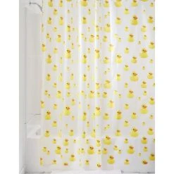 IDesign Ducks Shower Curtain, 72"x72", Yellow And Orange -Laural Home Shop 4961b1b70beb1886 3927 w800 h800 b0 p0