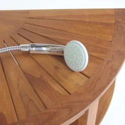 AquaTeak The Original 22" Kai™ Corner Teak Shower Bench With Shelf -Laural Home Shop 49d1be920d8b743f 5931 w800 h800 b0 p0