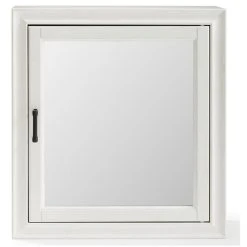 Pemberly Row Mirror Medicine Cabinet In Vintage White -Laural Home Shop 49e114330f614bb1 0650 w800 h800 b1 p0