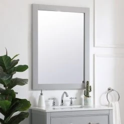 Elegant Furniture & Lighting Anderson Rectangle Vanity Mirror 27", Gray -Laural Home Shop 4aa13d3c00959256 9070 w800 h800 b0 p0