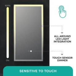 Fine Fixtures LED Recessed/Surface Mount Medicine Cabinet, Aluminum, 20"x30", Right Hand Door 18 Fine Fixtures LED Recessed/Surface Mount Medicine Cabinet, Aluminum, 20"x30", Right Hand Door -Laural Home Shop 4aa1f1630eb19442 9296 w800 h800 b0 p0