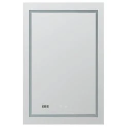 AQUADOM Daytona LED Lighted Bathroom Fog Free Dimmable Mirror 30"x40"x1"