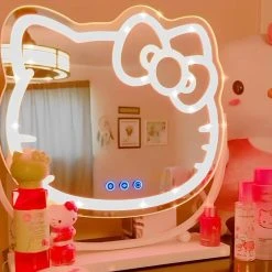 Impressions Vanity Company Hello Kitty Kawaii LED Makeup Mirror With Base -Laural Home Shop 4b61b13603d9070d 4178 w800 h800 b0 p0
