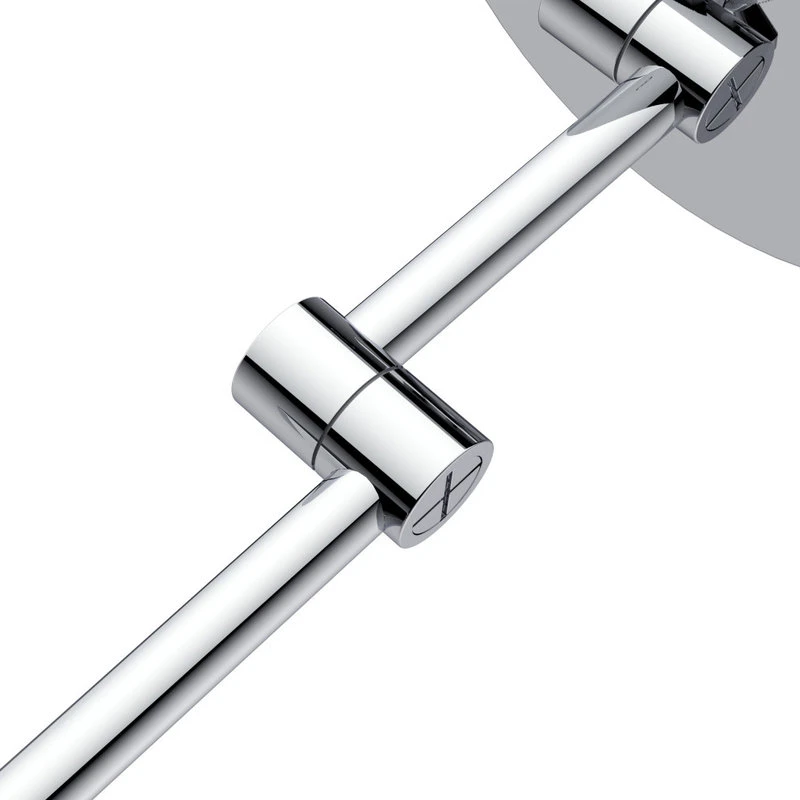 Wellfor 8" LED Wall Mount Two-Sided Makeup Vanity Mirror 3X Magification Rotation 7 Wellfor 8" LED Wall Mount Two-Sided Makeup Vanity Mirror 3X Magification Rotation - Image 5