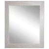 BrandtWorks Farmhouse Barnwood Vanity Wall Mirror, 32" X 38"