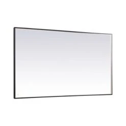 Elegant Furniture & Lighting Elegant Decor Pier 42x72" Modern Aluminum LED Mirror In Black 9 Elegant Furniture & Lighting Elegant Decor Pier 42x72" Modern Aluminum LED Mirror In Black -Laural Home Shop 4cb16a9c03c104a6 4864 w800 h800 b1 p0