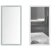 Dowell K&B Supplies Richter LED Mirror, White, 16"wx32"hx1"d
