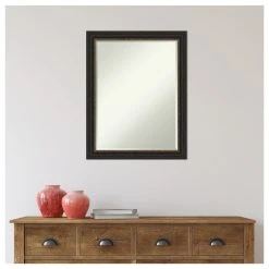 Amanti Art Accent Bronze Narrow Petite Bevel Bathroom Wall Mirror 21.5 X 27.5 In. 17 Amanti Art Accent Bronze Narrow Petite Bevel Bathroom Wall Mirror 21.5 X 27.5 In. -Laural Home Shop 4d915f4103b790b6 7788 w800 h800 b1 p0