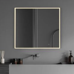 Altair Carsoli 36" Clear Glass Surface-Mount/Recessed LED Mirror Medicine Cabinet -Laural Home Shop 4dc134e602c4e872 8082 w800 h800 b0 p0