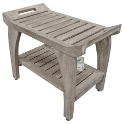 DecoTeak CoastalVogue Tranquility 24" Wide ShowerBench GR156, Gray 20 DecoTeak CoastalVogue Tranquility 24" Wide ShowerBench GR156, Gray -Laural Home Shop 4eb10a620fdd101e 3344 w800 h800 b1 p0