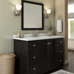 Design House 547091 30" Wall Mounted Mirror - Brown -Laural Home Shop 4ef1f2cb0ec30de3 3954 w800 h800 b0 p0