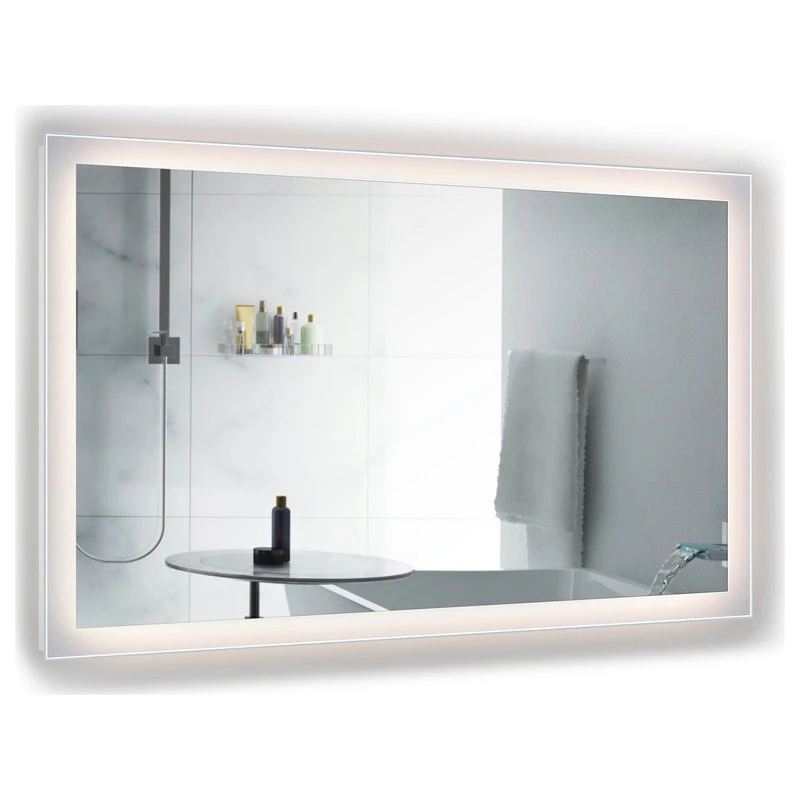 Krugg Reflections LED Lighted Bathroom Mirror Wall Mount With Defogger, 60"x36" 4 Krugg Reflections LED Lighted Bathroom Mirror Wall Mount With Defogger, 60"x36" - Image 2
