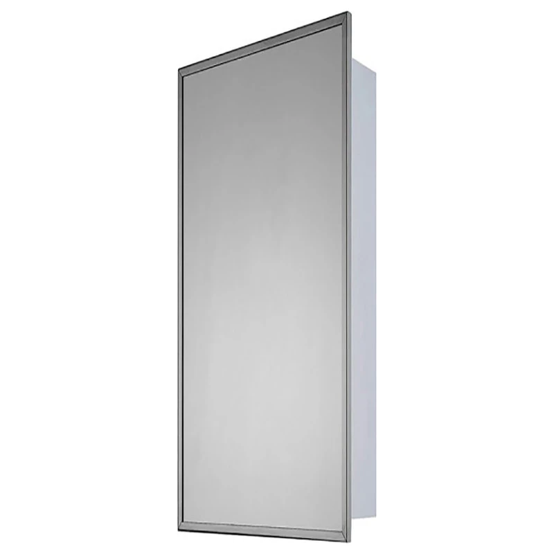 Ketcham Medicine Cabinets/Fred Silver & Company 16"W X 36"H Residential Series Surface Mounted Bright Annealed Stainless Steel 4 Ketcham Medicine Cabinets/Fred Silver & Company 16"W X 36"H Residential Series Surface Mounted Bright Annealed Stainless Steel - Image 2