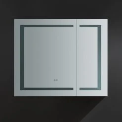 Fresca Spazio Bathroom Medicine Cabinet With LED Lighting And Defogger, 36"x30" 19 Fresca Spazio Bathroom Medicine Cabinet With LED Lighting And Defogger, 36"x30" -Laural Home Shop 4fa1ceb80f08f5f0 1178 w800 h800 b0 p0