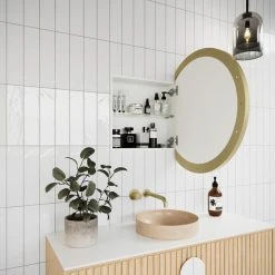 Glass Warehouse Medicine Cabinets, Satin Brass -Laural Home Shop 50317f7503979833 6055 w800 h800 b0 p0