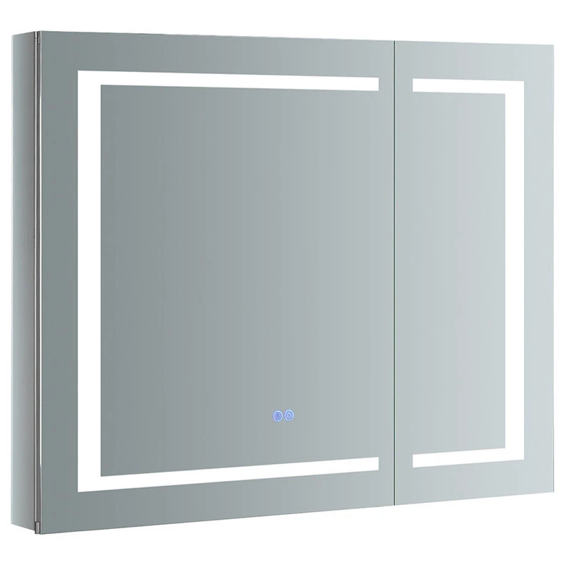 Fresca Spazio Bathroom Medicine Cabinet With LED Lighting And Defogger, 36"x30" 3 Fresca Spazio Bathroom Medicine Cabinet With LED Lighting And Defogger, 36"x30"