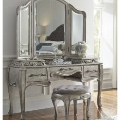Pulaski Furniture Pulaski Rhianna Vanity Mirror, Silver Patina -Laural Home Shop 509192d808b0f3ac 5285 w800 h800 b0 p0