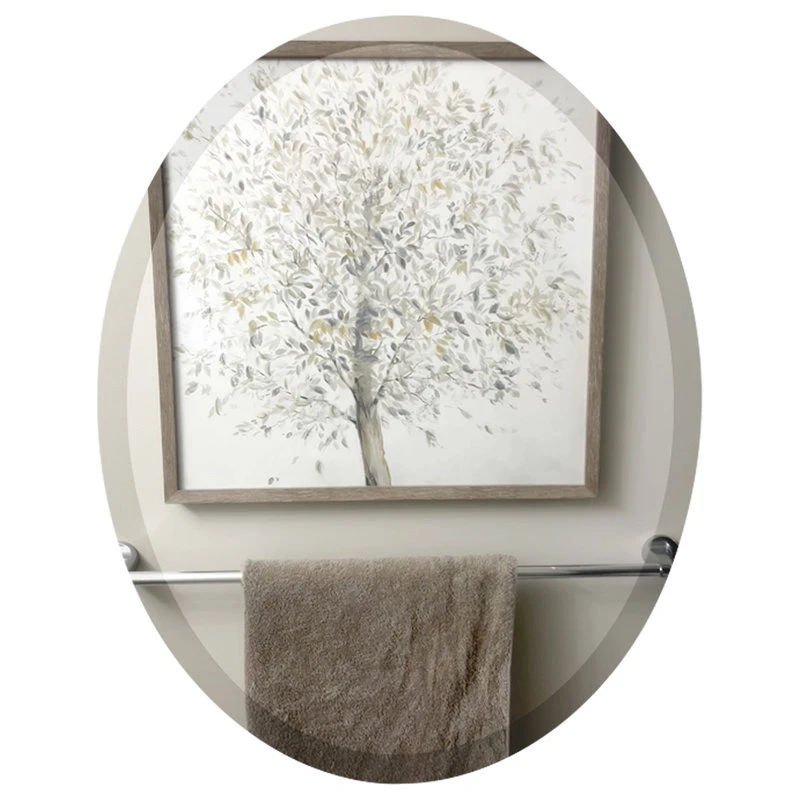 OVALCREST By The Oval And Round Mirror Store Oval Beveled Frameless Mirror, 24"x30" 5 OVALCREST By The Oval And Round Mirror Store Oval Beveled Frameless Mirror, 24"x30" - Image 3