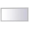 Elegant Furniture & Lighting Elegant Decor Aqua 36" X 72" Wood Frame Bathroom Mirror In Gray