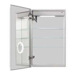 AQUADOM Royale Plus Bathroom Led Lighted Medicine Cabinet Left Hinge 24"x30"x5" -Laural Home Shop 51313f1b03619a21 1056 w800 h800 b1 p0