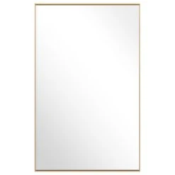 LEDEL Rectangle Framed Bathroom Vanity Mirror Accent Wall Mirror, Gold, 48"w X 30"h -Laural Home Shop 5181a0280332b198 3626 w800 h800 b1 p0