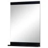 Bellaterra Home Solid Wood Frame Mirror, Black -Laural Home Shop 51d1420403769b62 3625 w800 h800 b1 p0