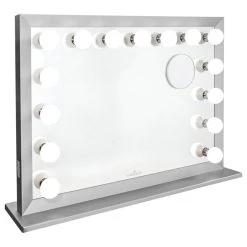 Impressions Vanity Company Starlight Pro Vanity Mirror, Silver, Non-Bluetooth