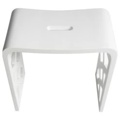 Alfi Trade Inc Alfi Brand Designer White Matte Solid Surface Resin Bathroom/Shower Stool -Laural Home Shop 520151c4017b2ce9 6570 w800 h800 b1 p0