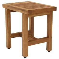 AquaTeak Patented 18" Spa Lotus Teak Shower Bench -Laural Home Shop 5251f59a0d93b9b1 0232 w800 h800 b1 p0