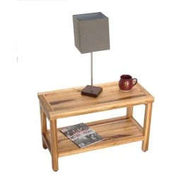 EcoDecors EarthyTeak Classic Teak Shower Bench With Shelf, 29" -Laural Home Shop 52b19a660a2ed4a1 8286 w800 h800 b1 p0