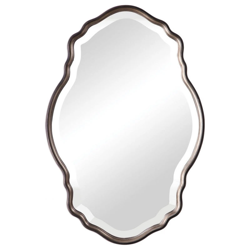 Unique Mirrors Antiqued Silver Champagne, Dark Bronze Outer Edge Oval Mirror, Bathroom, 22 X 33 3 Unique Mirrors Antiqued Silver Champagne, Dark Bronze Outer Edge Oval Mirror, Bathroom, 22 X 33
