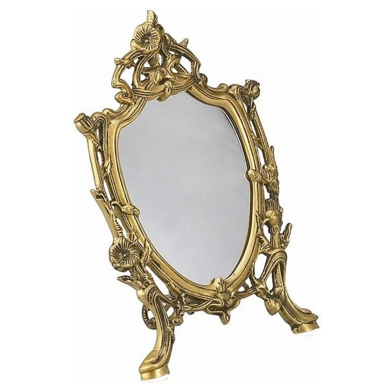 Orchard Creek Designs Brass Tabletop Mirror 3 Orchard Creek Designs Brass Tabletop Mirror