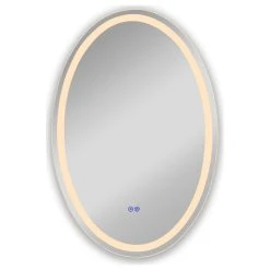 CHLOE Lighting, Inc. CHLOE Lighting SPECULO Back Lit LED Mirror 4000K, Warm White, 24"