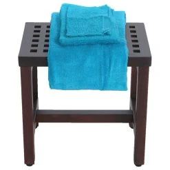 DecoTeak 18" Espalier Lattice Pattern Teak Shower Bench, Without Lift Aid Arms 9 DecoTeak 18" Espalier Lattice Pattern Teak Shower Bench, Without Lift Aid Arms -Laural Home Shop 53d1e91508112b2b 8257 w800 h800 b1 p0