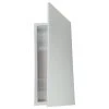 Timber Tree Cabinets Gables Slab Panel Frameless Recessed Bathroom Medicine Cabinet 14x22, White Enam